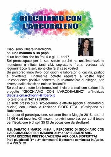 GIOCHIAMO CON L&#39;ARCOBALENO