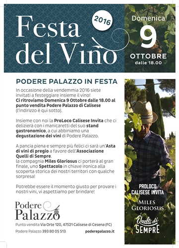 PODERE PALAZZO IN FESTA&#33; 