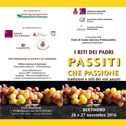 I riti dei Padri - PASSITI CHE PASSIONE - tradizioni e stili dei vini passiti