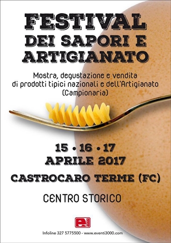 FESTIVAL DEI SAPORI E ARTIGIANATO - Mostra, degustazione e vendita di prodotti tipici e artigianato 