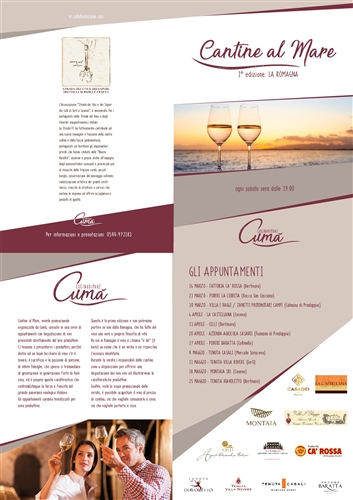 CANTINE AL MARE, presso CUMA&#39; Cucina di mare - BAGNO BALMOR CERVIA