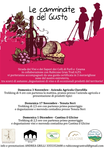Le camminate del Gusto! Le camminate del Gusto!