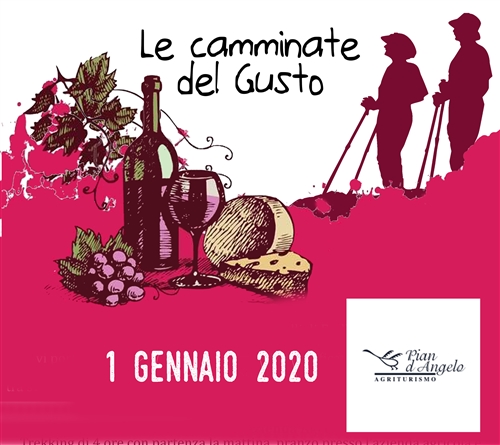 Prima Camminata del gusto 2020 - 1 Gennaio PODERE PIAN D&#39;ANGELO